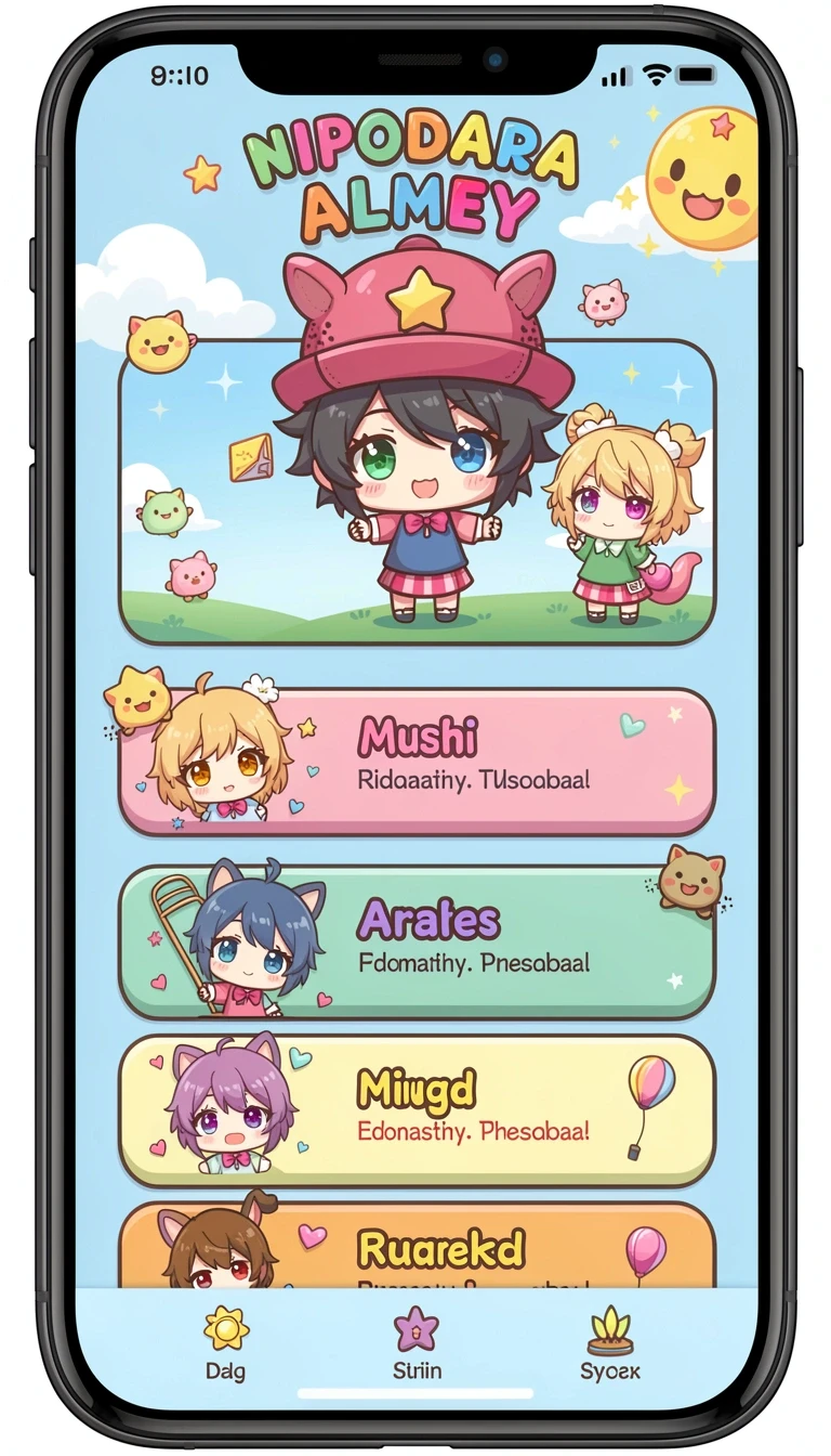 Cuplikan layar menu unduhan agenhoki untuk perangkat Android
